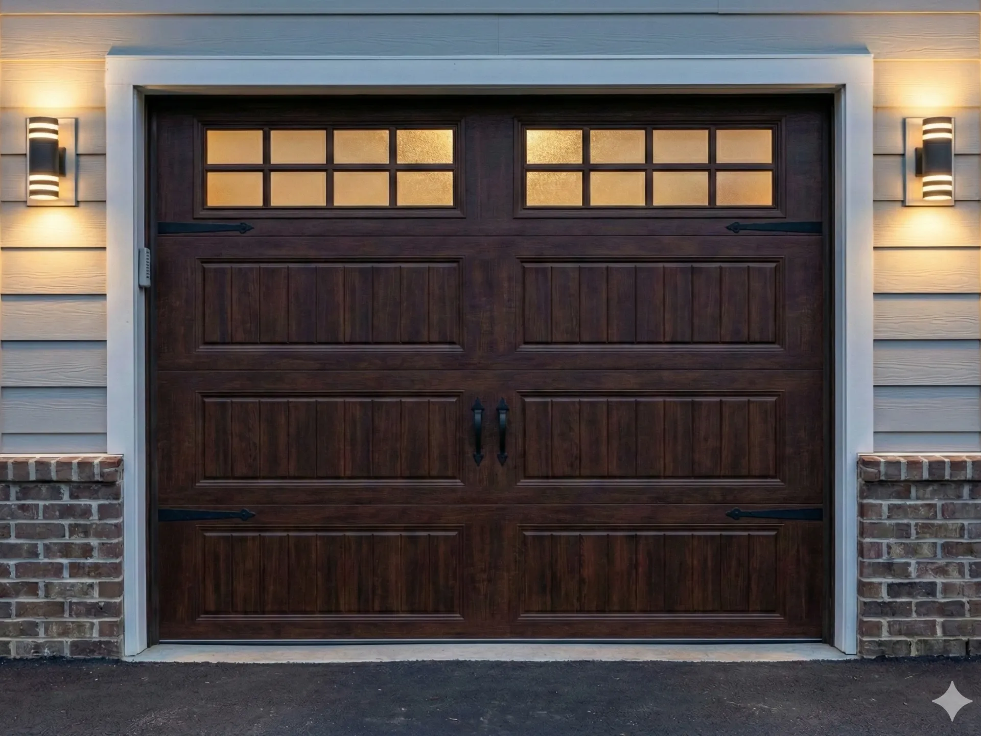 Carriage house style garage door in Hixson TN
