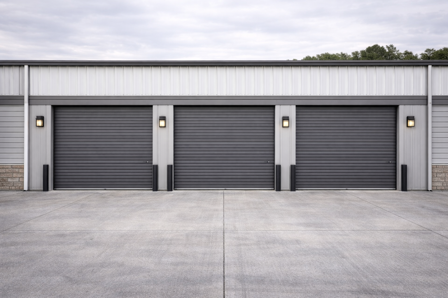 Storage unit garage doors in Chattanooga