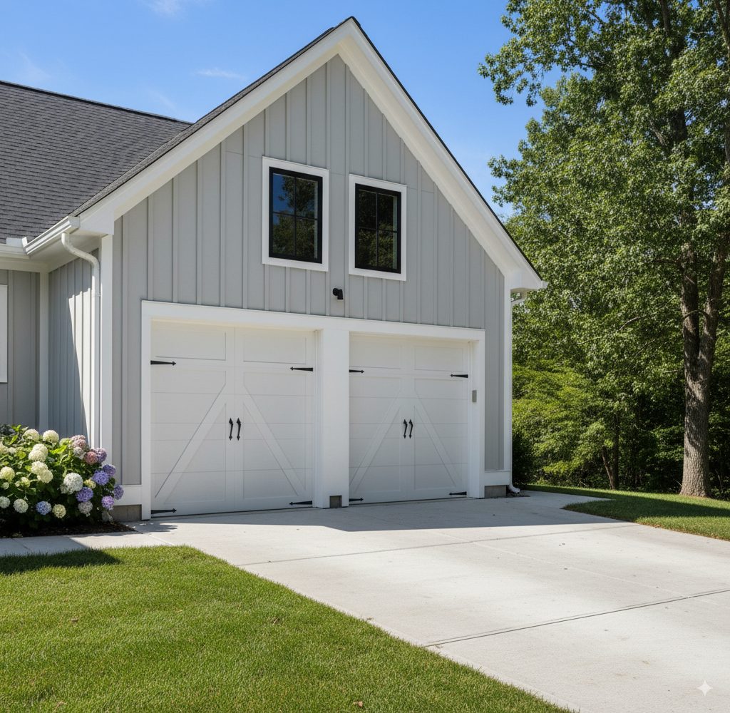 Experienced NK Garage Doors technician performing garage door maintenance and repair in Tennessee